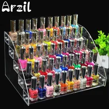 5 Tiers Jewelry Display Stand Holder Makeup Cosmetic Clear Acrylic Organizer Lipstick Nail Polish Rack 31X22.3X17cm