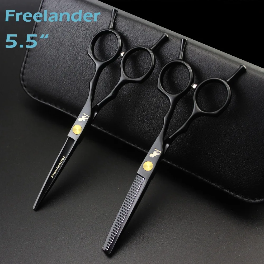 

Freelander 5.5 "selling black japan scissors teflon scissors cheap hairdressing scissors hairdresser thinning scissors hairdress