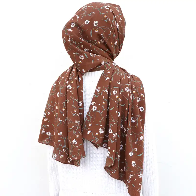 chiffon printed shawl