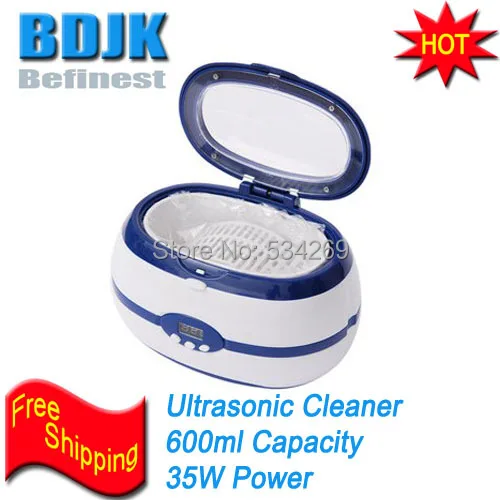 

600ml New Plastic Mini Ultrasonic Cleaner for Jewelry Watch Tatto Dental Wholesale Free Shipping