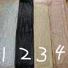 4 цвета склеенное блестящее Тюлевое кружево с пайетками ткань H-105 топ продаж кружевная ткань склеенная ткань с блестящим кружевом для вечерние