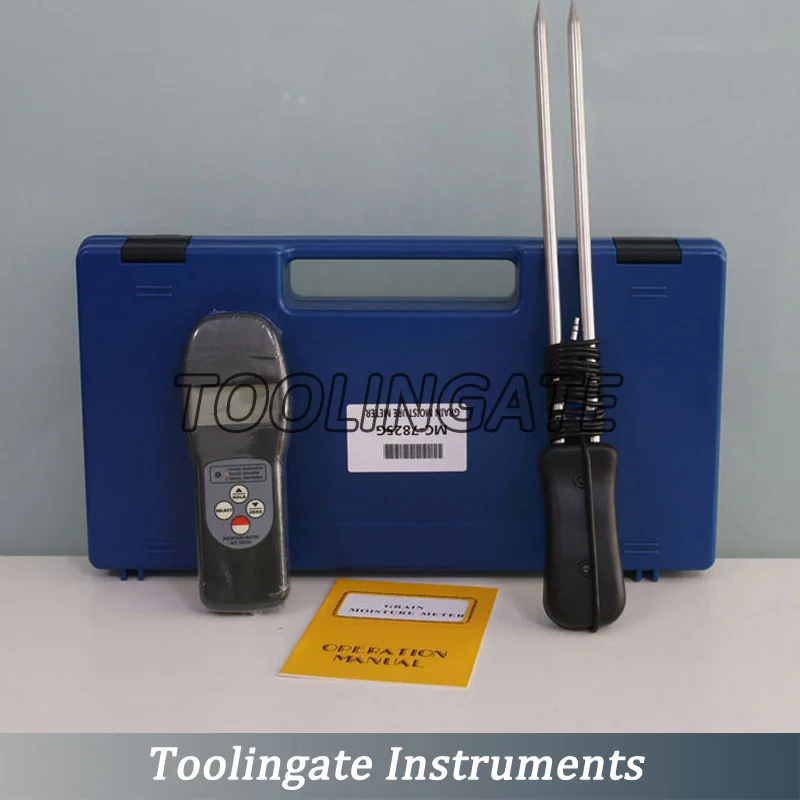 

High Accuracy MC-7825G Grain Moisture Meter Pin Type Rice Wheat Corn Coffee Cocoa 36 kinds of Grain Moisture Rate Analyzer