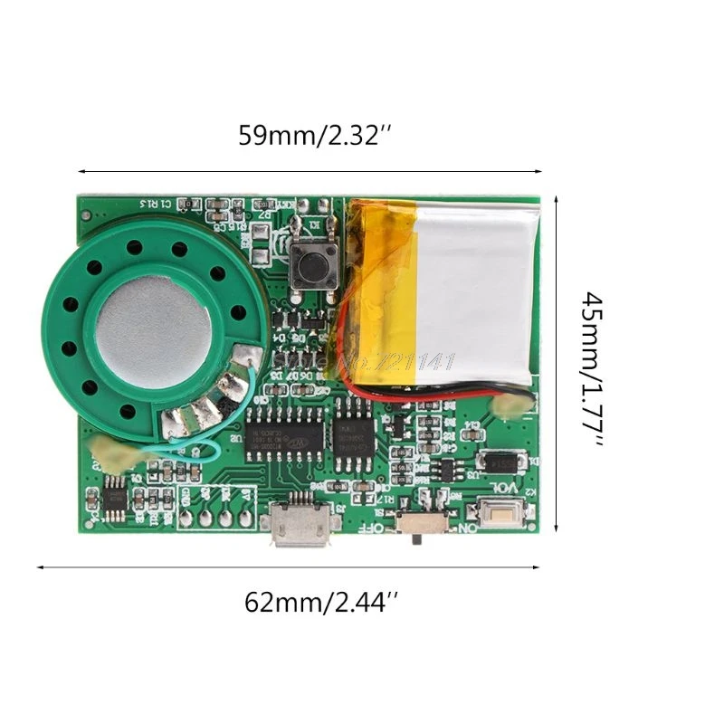 Светильник чувствительный ключ управление MP3 звук воспроизведение цепи модуль для поздравительной открытки с динамиком литиевая батарея USB скачать