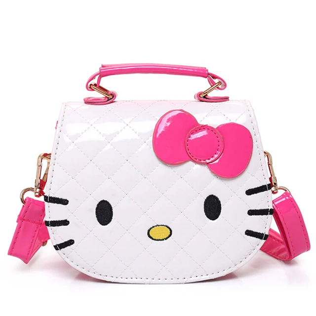 New Children Cartoon O Kitty Bowknot Handbag S Cute Shoulder New Children Cartoon O Kitty Bowknot Handbag S Cute Shoulder Bag Kids Tote