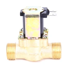 Струйное 1/2in электромагнитный клапан водяной клапан AC 220V электрический клапан нормально закрытый корпус из латуни