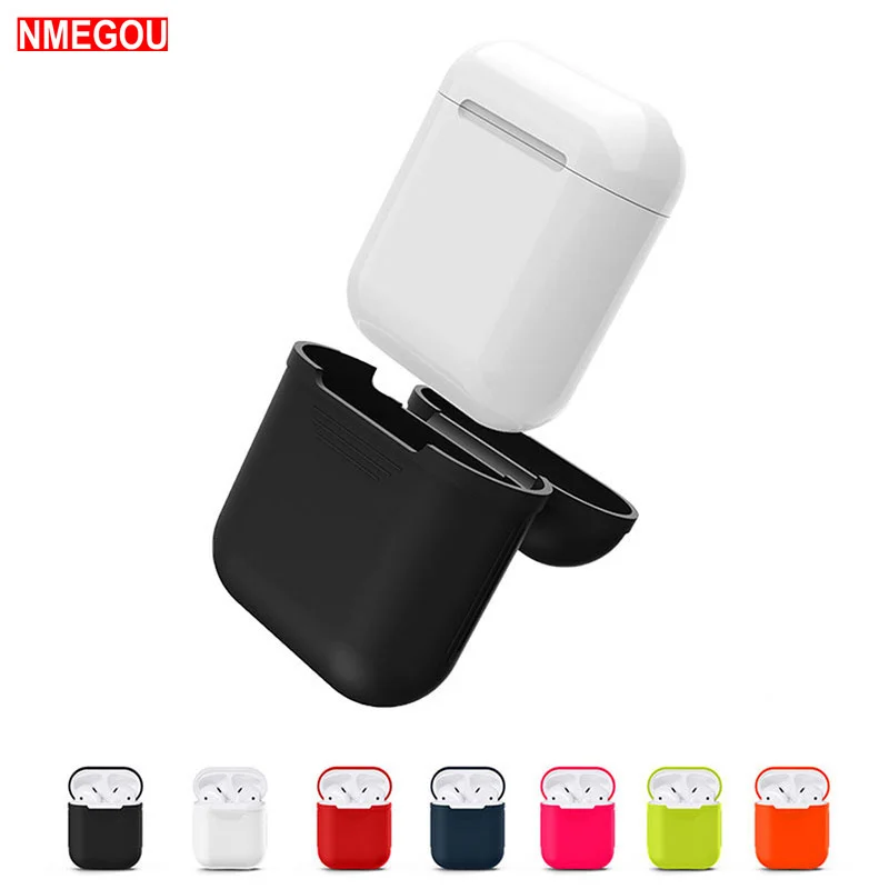 Силиконовый чехол для Apple AirPods мягкий зарядки наушников чехлы IPhone Air Pods защитный