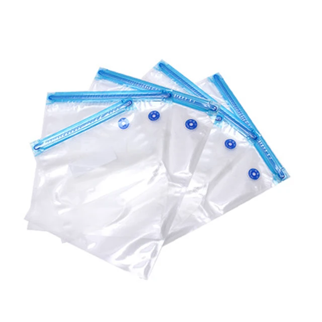 5pcs Lot Reusable Pe Vacuum Bags With Stickers Fresh Keeping Food 5pcs Lot Reusable Pe Vacuum Bags With Stickers Fresh Keeping Food Storage Bag Zipper