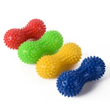 Мячи для йоги арахис Массажный мяч колючие триггерный рельефная мышца боль Стресс арахиса мяч терапевтическая, для мышц РЕЛЭКС аппарат