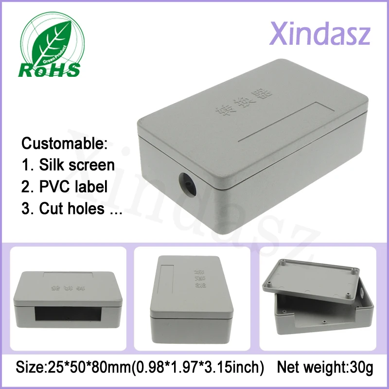 Wholesale Free shipping 10 pieces converter plastic enclosure for