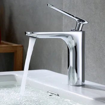 

Single Hole Cold And Hot Water Basin Faucet Water Mixer Water Tap Toilet Sink Water Basin Mixer(Without Hot And Cold Hose)