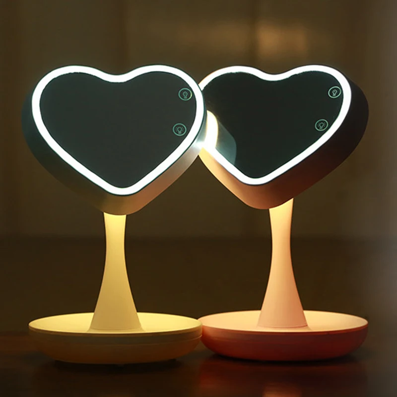 

Make - up Mirror Table Lamp Creative Colorful Desktop Desk Lamps Zoom Beauty Mirror LED Reading Table Lamps