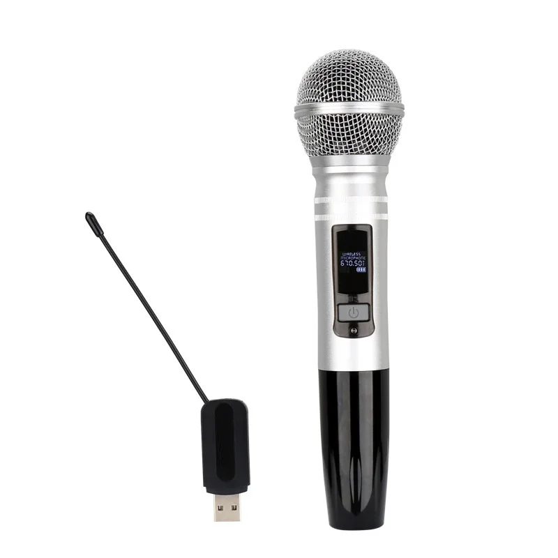 

AK-1 USB Wireless Microphone With Sound Card Home Conference Handheld Microphone Android IOS Universal Microphone For Gathering