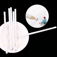 5pcs Nail Art Pen Stick Pasting Rhinestone Glitter Diamond Fingernail Pen Colorful Diamond-encrusted Nail Technician Pen 1