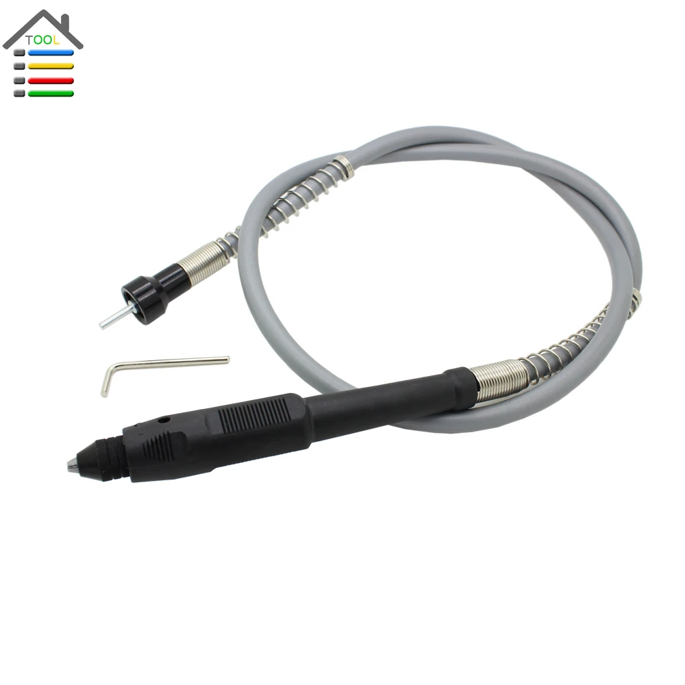 3 175mm Flex Shaft Adapter Attachment Flexible Drill Extension Cable Chuck For Compatible Rotary Grinder Tool With Wrench 1 8 Power Tool Parts Accessories Power Drill Parts Accessories Svanimal Com