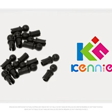 400 шт./лот Kennie DIY MOC Технология аксессуары Запчасти мяч с трения кнопки производителя 6628 Black совместной деятельности руля блоки