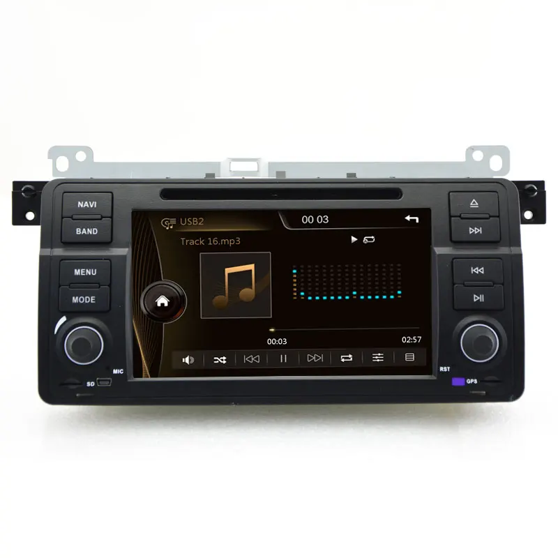 Capacitive Screen Autoradio Car DVD GPS Compatible For BMW ...
