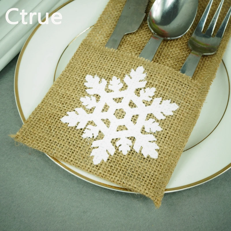 10PCS-4-x8-snowflake-Jute-Hessian-Cutlery-Pocket-Burlap-christmas-decoration-Knife-and-Fork-Cutlery-Holder-2