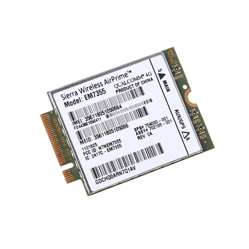 Карта WWAN беспроводная wifi Sierra для hp LT4111 EM7355 Gobi5000 4G LTE Modual NGFF M.2 HSPA WCDMA