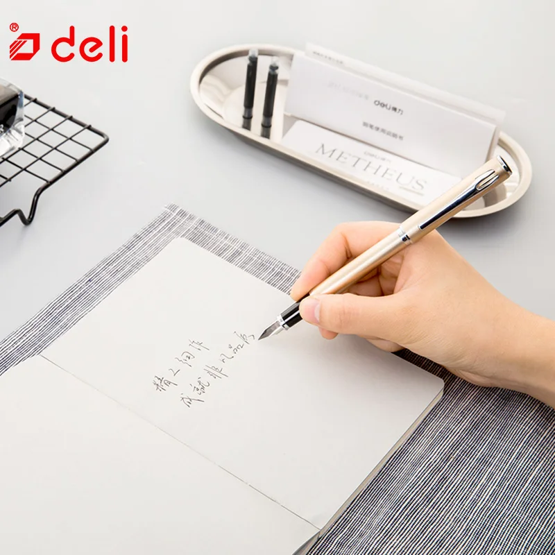 Deli-Metal-Fountain-Pen-0-5mm-Ink-Fountain-Pen-Luxury-Pens-For-Writing-Extra-Fine-Students (4)