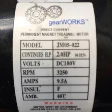 Приводной двигатель комплект мотор для беговой дорожки Джонсон модель JM05-022 в сборе, приводной двигатель, AC, 2HP