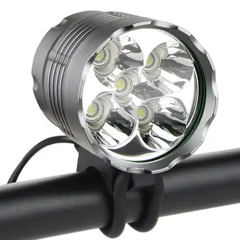 

5 x XM-L T6 Bicycle Headlight 6000 Lumen 5 LED Bike Light Waterproof Mountain Bike Front Light Headlamp Bicycle Accessories