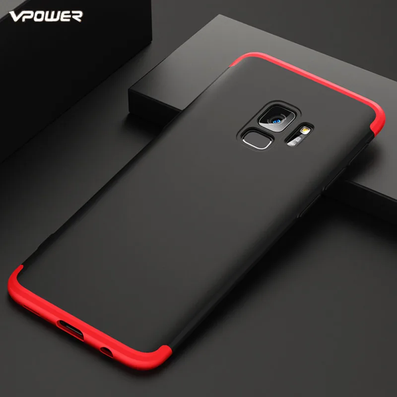 Чехол для Samsung Galaxy S8 Plus S10 S9 чехол Lite 3 в 1 с полной защитой 360 чехлы без стеклянной