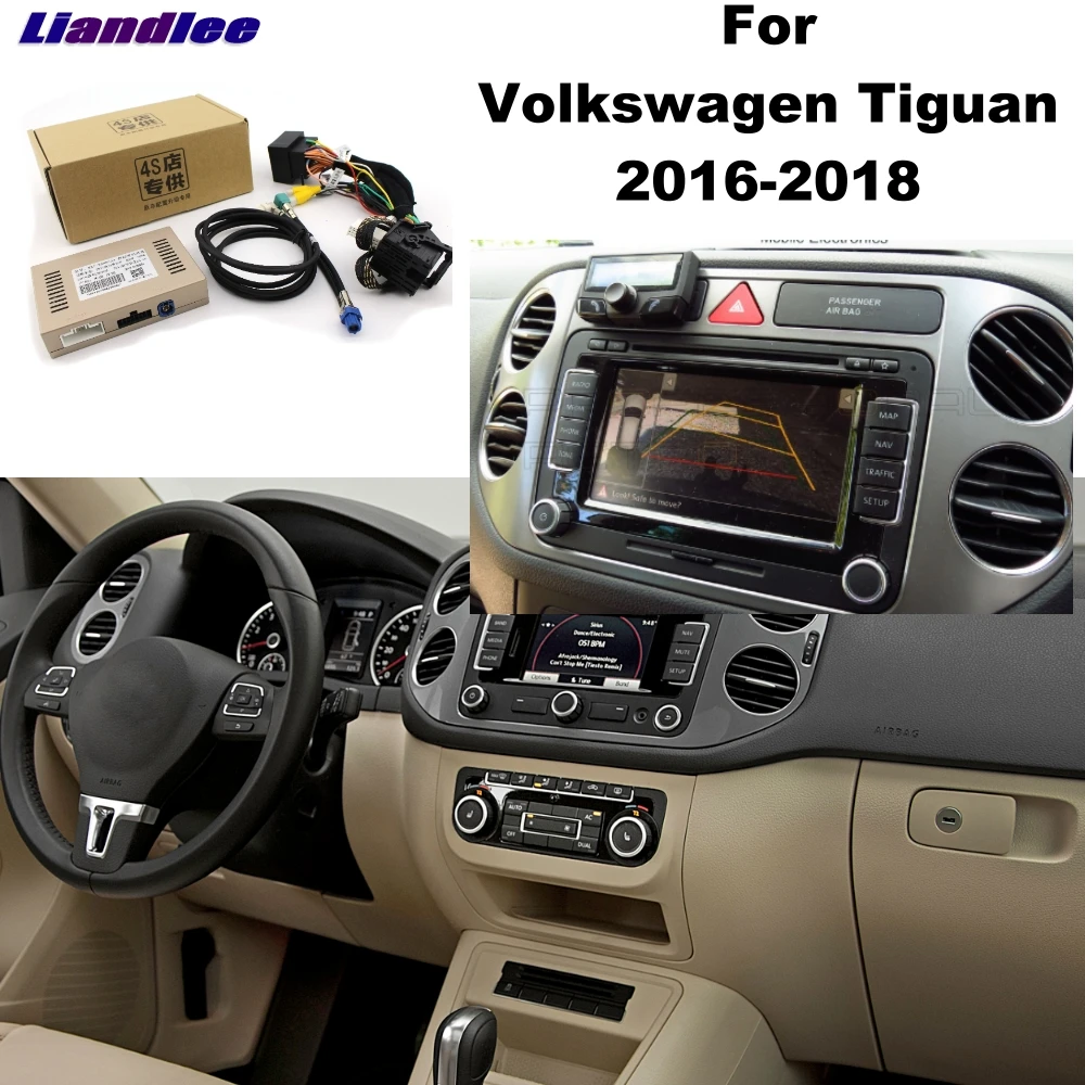 

Liandlee Parking Camera Interface Reverse Back Up Park Camera Kits For Volkswagen VM Tiguan 2016~2018 Original Display Upgraded