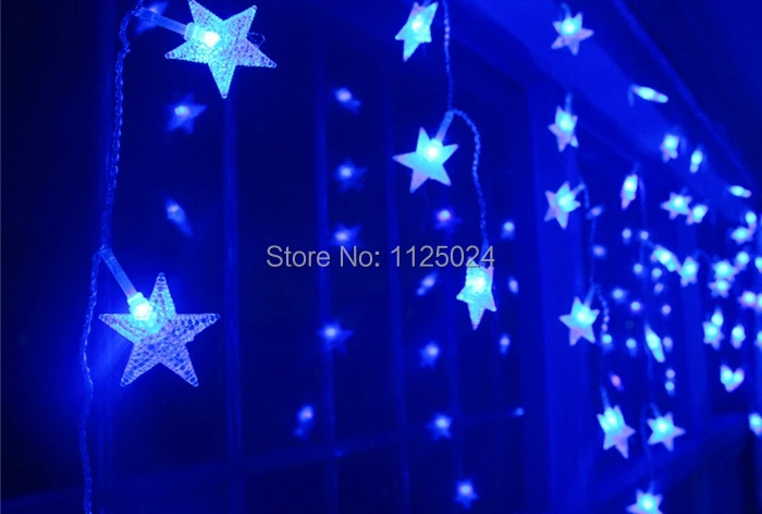 3,5 м Ice Светодиодные строки светильник год крытый светильник ing Гирлянда звезда моделирующие светодиодный потолочный рождественские украшения