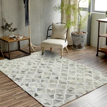 Современный скандинавский коврик из натуральной коровьей кожи для гостиной, столовой, ковер пэтчворк и напольный ковер