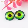 Julie Wang Round 20pcs  18MM Glass Dragon Lizard Frog Vivid Eyes Handmade Fashion Cabochon  Not heated Jewelry Making ► Photo 2/6