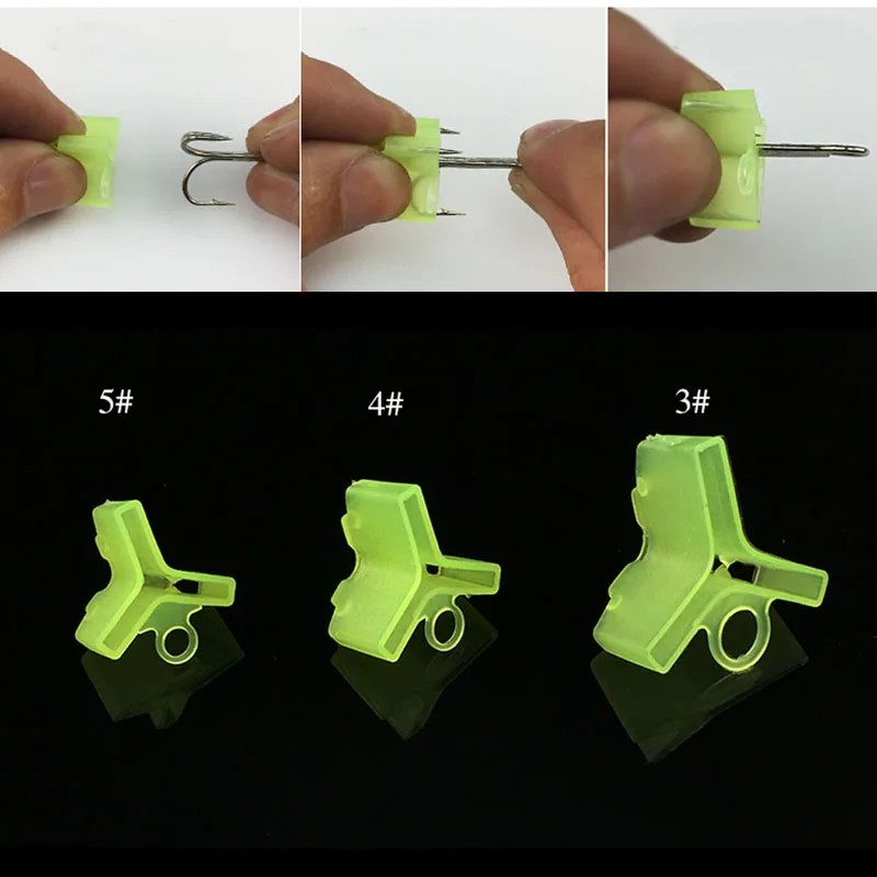 50 шт. рыболовные тройные Крючки Джиг Чехлы Чехол шапки протектор Прочный