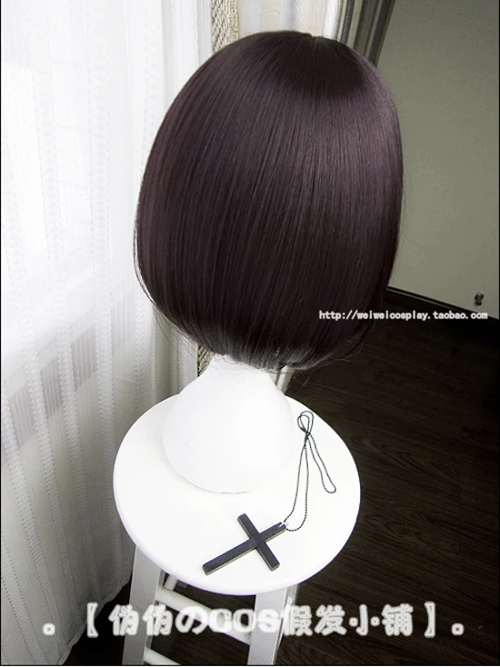 Anime-Bungo-Stray-Dogs-Akiko-Yosano-Short-Bob-Purple-Black-Heat-Resistent-Cosplay-Hair-Wig-Butterfly (2)