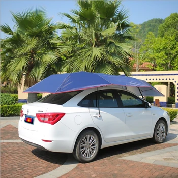 

Outdoor Automatic Waterproof Car Umbrella Automobile Cover Remote Control Portable