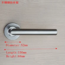  Stainless Steel Fixed Door Handle  Furniture Knob  Wall Garden  1Pc 