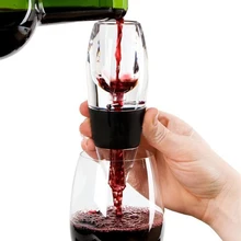 Wine Decanter Silicone Wine Glass Red Wine Aerator Filter Practical Fast Wine Magic Decanter Bar Tool Kitchen Tool vinaera electric wine aerator decanter