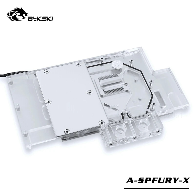  BYKSKI Water Block use for Sapphire-Radeon-R9-Fury-Nitro-4GB-HBM-(11247-03) Full Cover Graphics Car