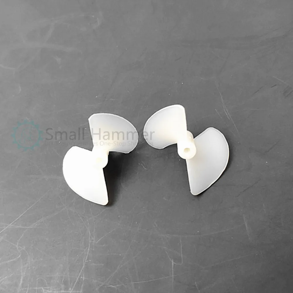 

10pcs/lot a pair of white Two - blade propeller nylon propeller technology block parts