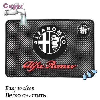 

Ceyes Car Mat Accessories Auto Emblem Sticker Styling Case For Alfa Romeo Giulietta Giulia Mito 147 Stelvio GT 156 159 166 Badge