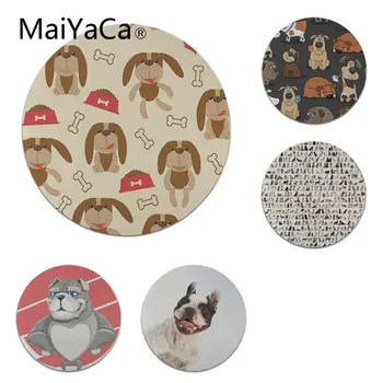 

MaiYaCa Pet Dog Round Mouse pad PC Computer mat Size for 22X22cm Round Speed Mouse Pad