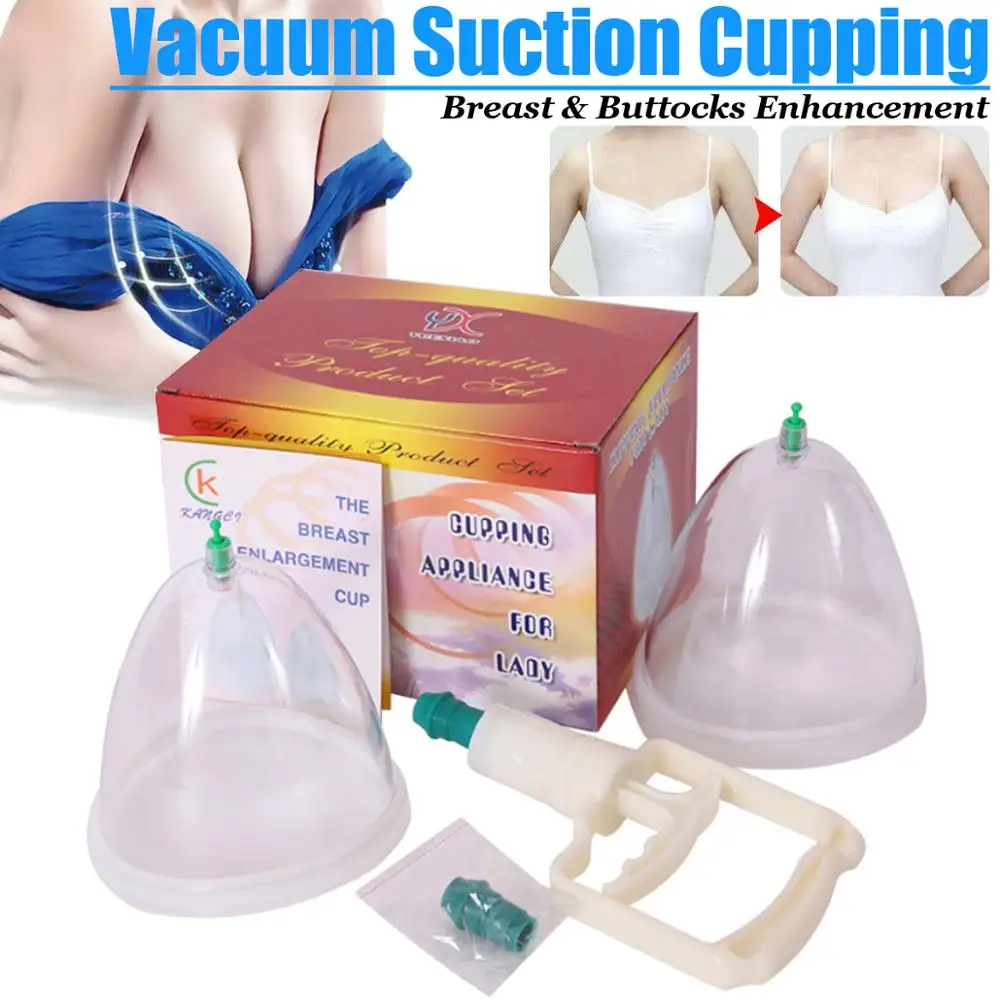 

NEW Healthy Breast & Buttocks Enhancement Pump Lifting Vacuum Suction Cupping Suction Therapy Device for lady with suction pump