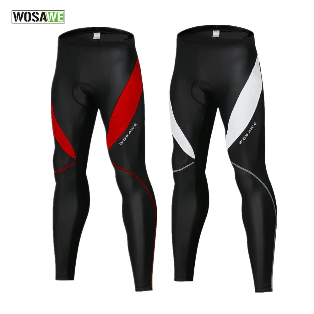 WOSAWE Mens Tights Cycling Pants PU Thermal Fleece Partly Mountain MTB Bike Trousers Gel Pad Reflective Sports Pants M-3XL WOSAWE Mens Tights Cycling Pants PU Thermal Fleece Partly Mountain MTB Bike Trousers Gel Pad Reflective Sports Pants M-3XL