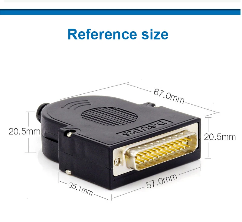 DB25 разъем 25Pin D-sub Мужской Женский сигналы терминалы разъем отверстие PCB плата адаптера