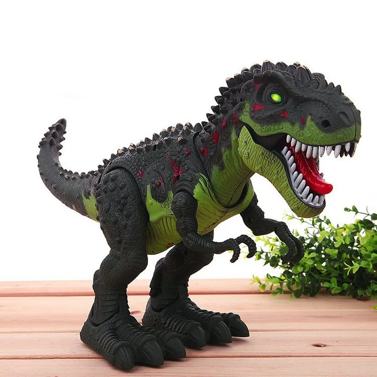 47 см длинная имитационная модель тираннозавр рекс ходячие светящиеся, голосовой игрушки детский любимый подарок