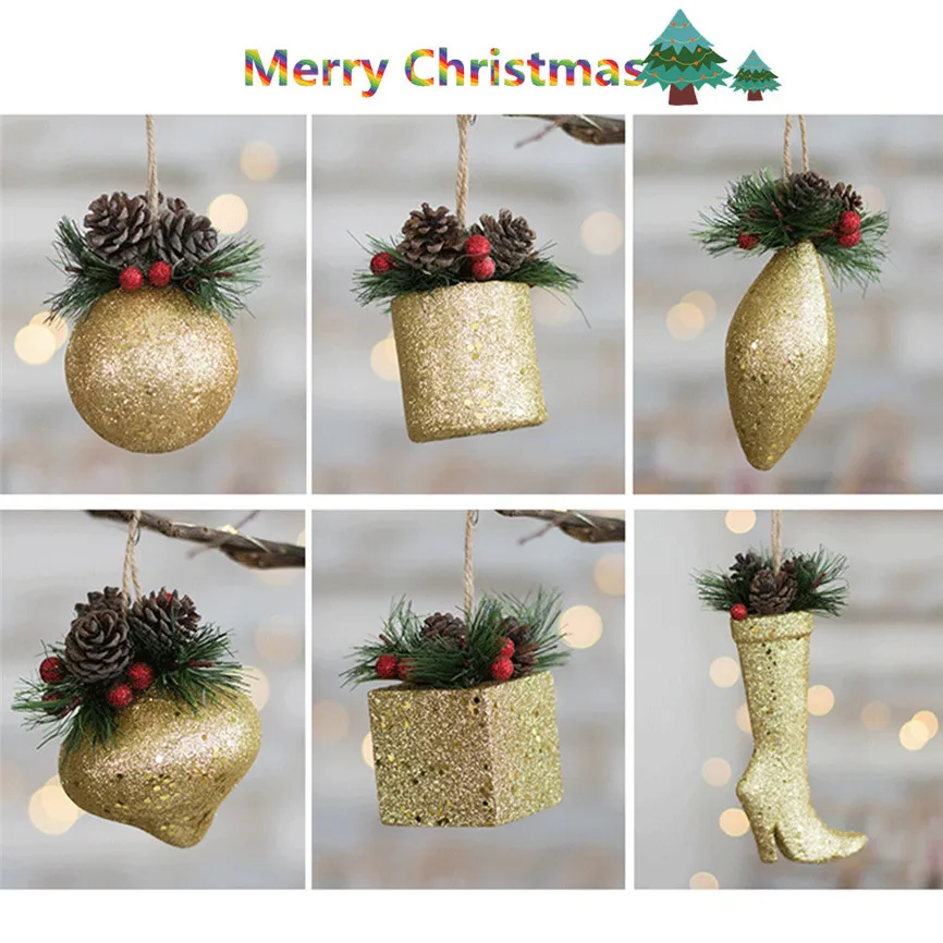 

Christmas Tree Ornament Xmas Tree Ball Bauble Hanging Home Party Ornament Decor Decorations For Home