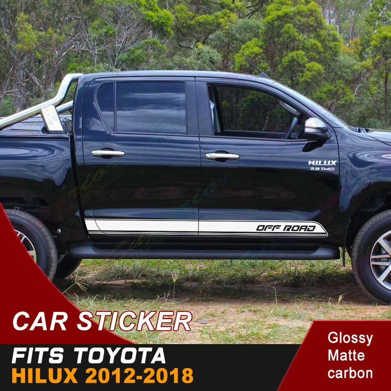 Наклейки для автомобилей TOYOTA HILUX revo и vigo 2012 2013 2014 2015 2016 2017 2018 графические виниловые