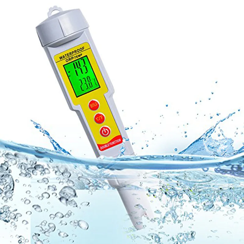 

Water Quality ORP Meter Temperature Redox Tester Aquarium Thermometer Probe Swimming Pool Sewage Detection @8 JDH99