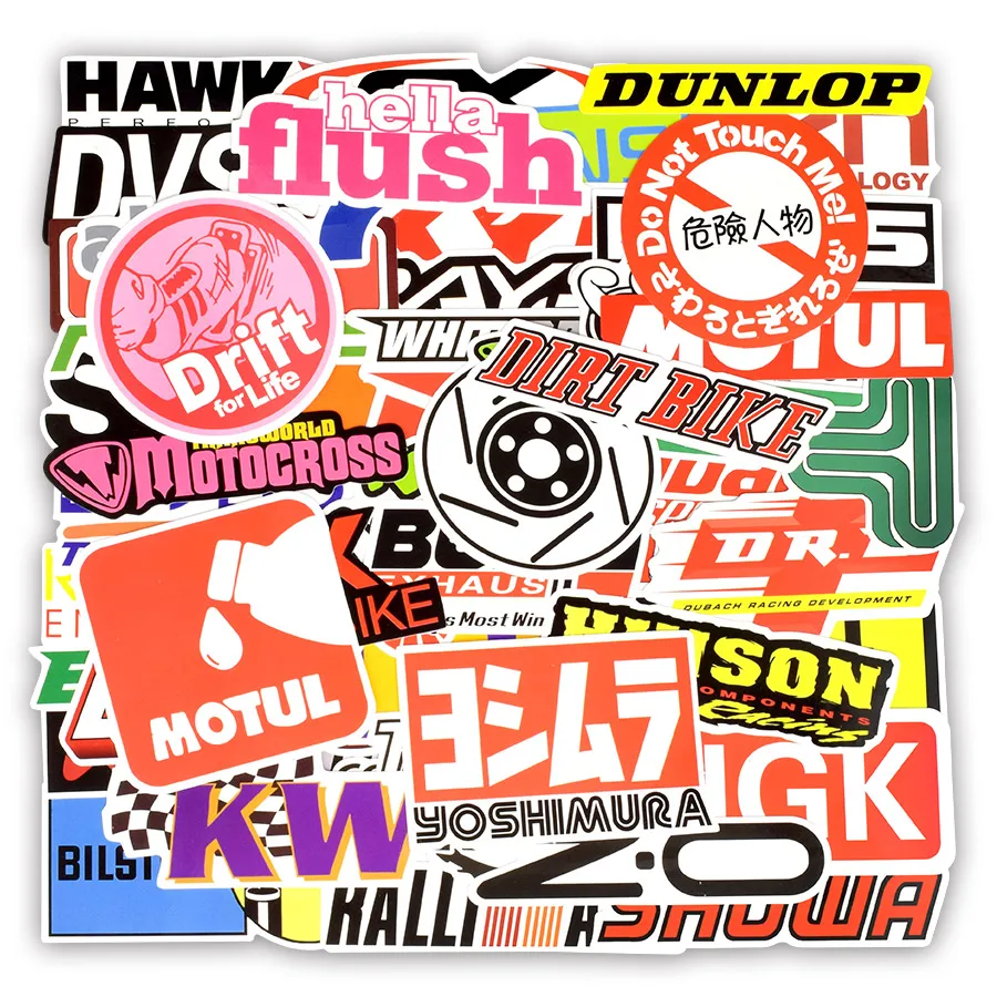 100 قطعة سباق ملصقات السيارات سيارة التصميم JDM ملصق مضاد للمياه لديي موتوكروس خوذة سباق دراجة التزلج المحمول الأمتعة 100 قطعة سباق ملصقات السيارات سيارة التصميم JDM ملصق مضاد للمياه لديي موتوكروس خوذة سباق دراجة التزلج المحمول الأمتعة
