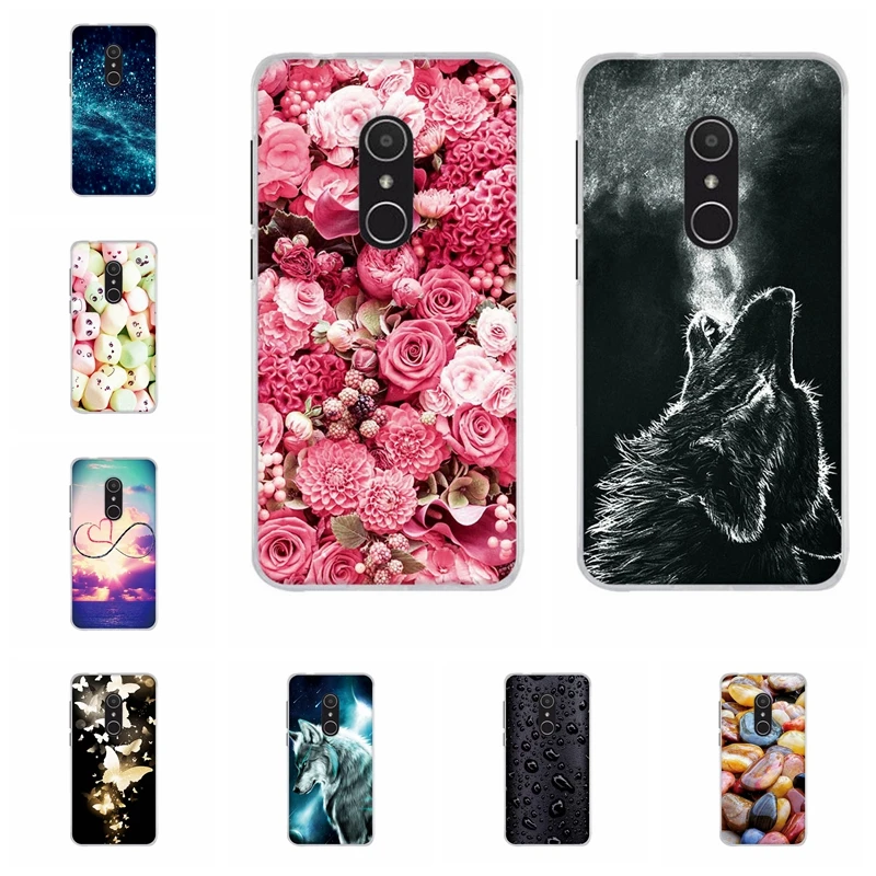 

For Alcatel 1X Back Cover Floral Pattern For Alcatel 1X 5059D 5059 5059A Case Ultra-thin Soft TPU Silicone For Alcatel 1 X Shell