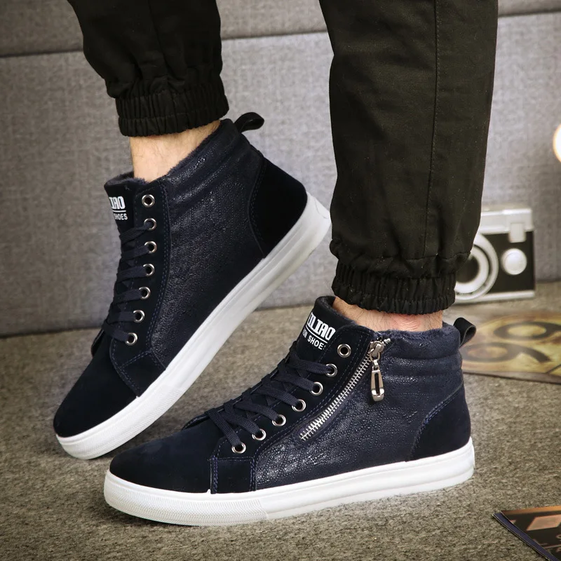 mens high top sneakers with zipper