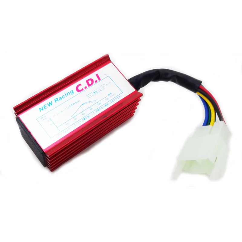XLJOY алюминиевая 6 контактная AC CDI Racing Box Square для 150cc 200cc 250cc Roketa Kazuma Sunl ATV Quad Electric Parts|cdi